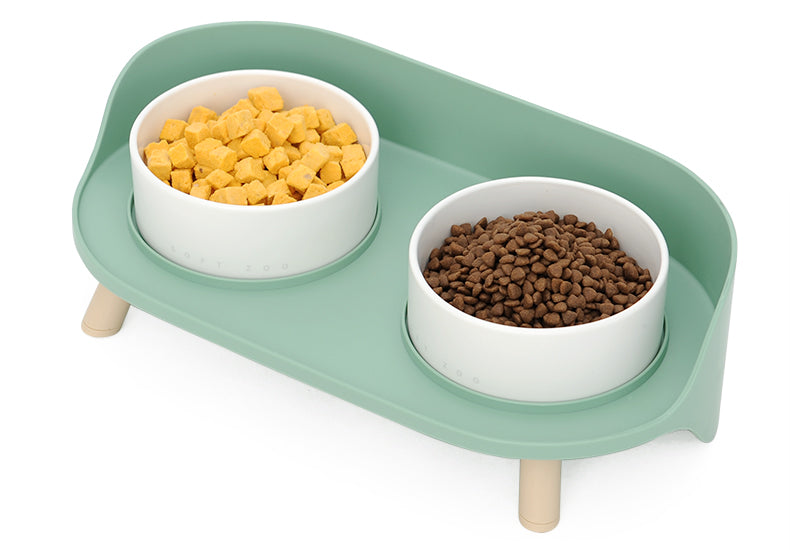 Elevated Ceramic Pet Feeding Bowls