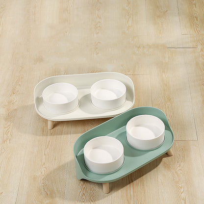 Elevated Ceramic Pet Feeding Bowls