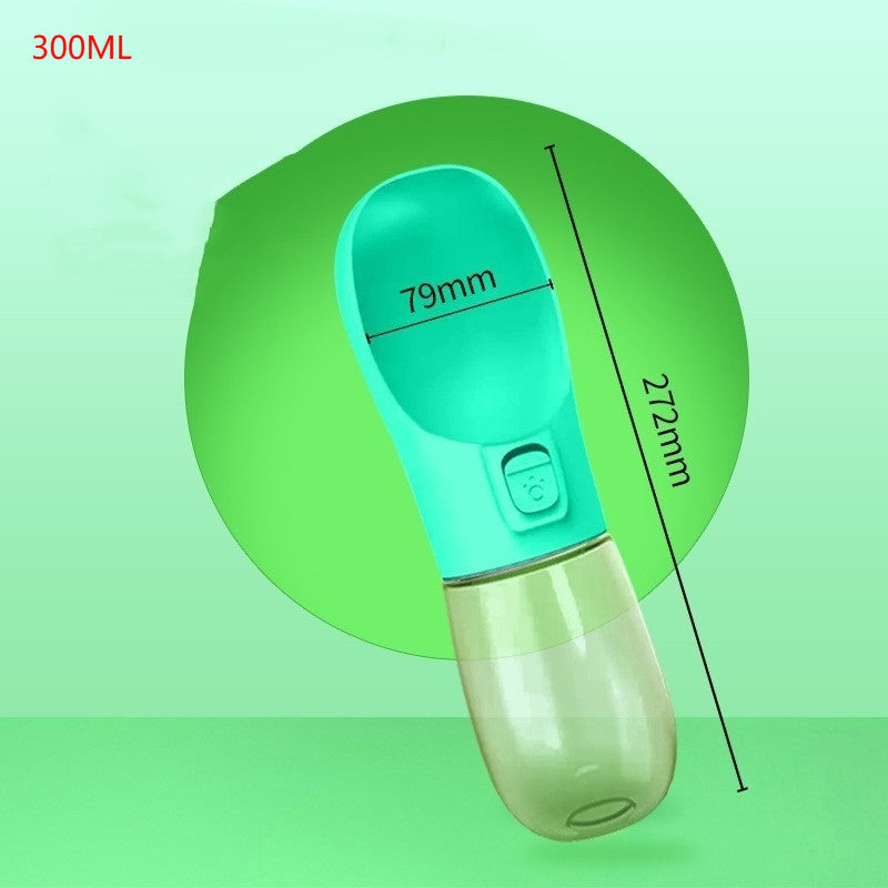 Portable Pet Water Bottle & Bowl  Travel Feeder for Dogs